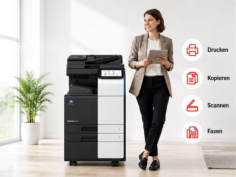 Konica Minolta bizhub C251i | Smarter A3 Drucker für Ihr Büro