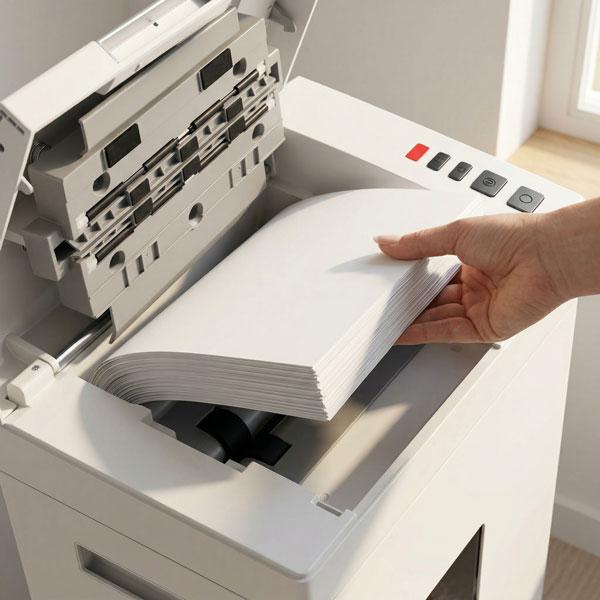 Automatischer Aktenvernichter IDEAL Shredcat 8291 CC mit 150 Blatt Kapazität ZIB Service Brandenburg.