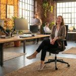 Endlich schmerzfrei arbeiten (ab 318 €): Warum der @Just evo Berlins und Brandenburgs Büros erobert 4 Ergonomischer Bürostuhl Dauphin @Just evo in modernem Büro in Berlin - Sonderaktion ZIB Service GmbH