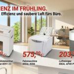 Büro-Angebote Frühling 2026: Effizienz-Deals für Brandenburg 1 Büro-Angebote Frühling 2026: Aktenvernichter, Falzmaschine und Luftreiniger bei ZIB Service Berlin Brandenburg.